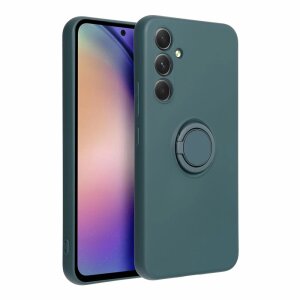 Husa pentru Samsung Galaxy A34 A346, OEM, Silicone Ring, Verde 