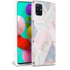Husa pentru Samsung Galaxy A41 A415, Tech-Protect, Marble, Roz
