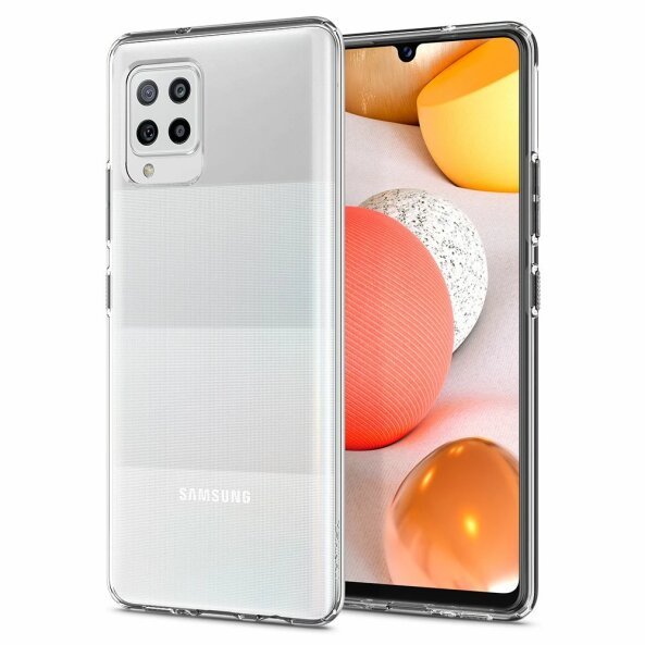 Husa pentru Samsung Galaxy A42 5G A426, Spigen, Liquid Crystal, Transparenta ACS02114