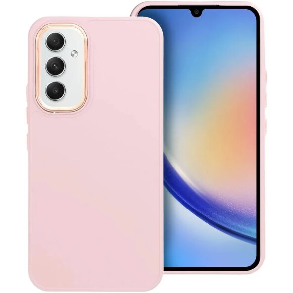 Husa pentru Samsung Galaxy A54 A546, OEM, Frame, Roz 