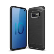 Husa pentru Samsung Galaxy S10e G970, OEM, Carbon, Neagra