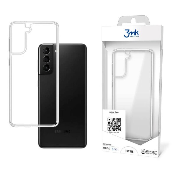 Husa pentru Samsung Galaxy S21 5G G991, 3MK, Armor, Transparenta 