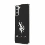 Husa pentru Samsung Galaxy S21+ 5G G996, U.S. Polo, Big Horse, Neagra USHCS21MTPUHRBK