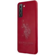 Husa pentru Samsung Galaxy S21+ 5G G996, U.S. Polo, Double Horse, Rosie USHCS21MSLHRTRE