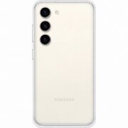 Husa pentru Samsung Galaxy S23 S911, Frame Cover, Alba EF-MS911CWEGWW