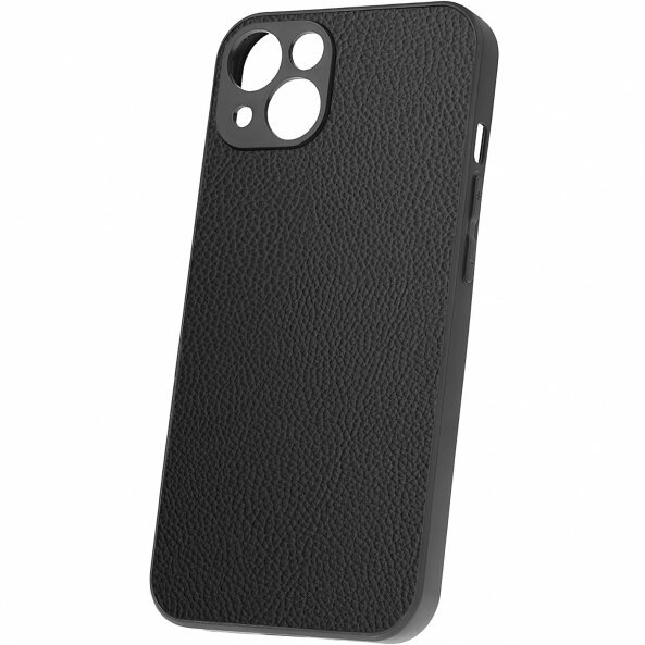 Husa pentru Samsung Galaxy S23 S911, OEM, Black Leather, Neagra 