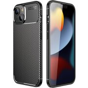 Husa pentru Samsung Galaxy S23 S911, OEM, Carbon Enviro, Neagra 