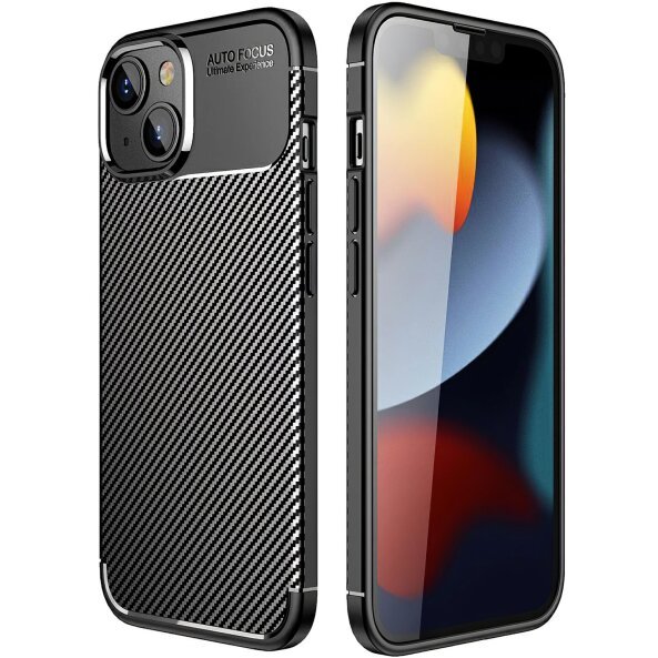 Husa pentru Samsung Galaxy S23 S911, OEM, Carbon Enviro, Neagra 