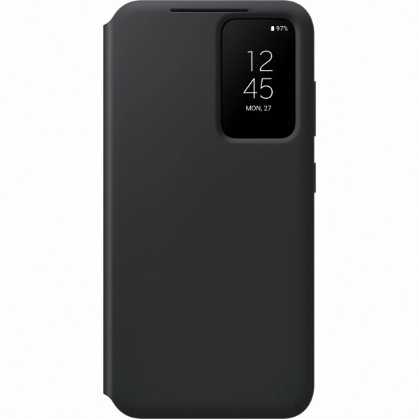 Husa pentru Samsung Galaxy S23 S911, S-View Wallet, Neagra EF-ZS911CBEGWW