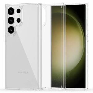 Husa pentru Samsung Galaxy S23 Ultra S918, Tech-Protect, Flexair Hybrid, Transparenta