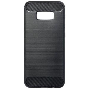 Husa pentru Samsung Galaxy S8+ G955, OEM, Carbon, Neagra 