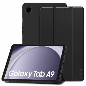 Husa pentru Samsung Galaxy Tab A9, Tech-Protect, SmartCase, Neagra 