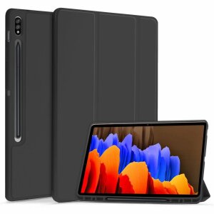Husa pentru Samsung Galaxy Tab S8+ / Tab S7 FE / Tab S7+, Tech-Protect, SC PEN, Neagra THP756BLK