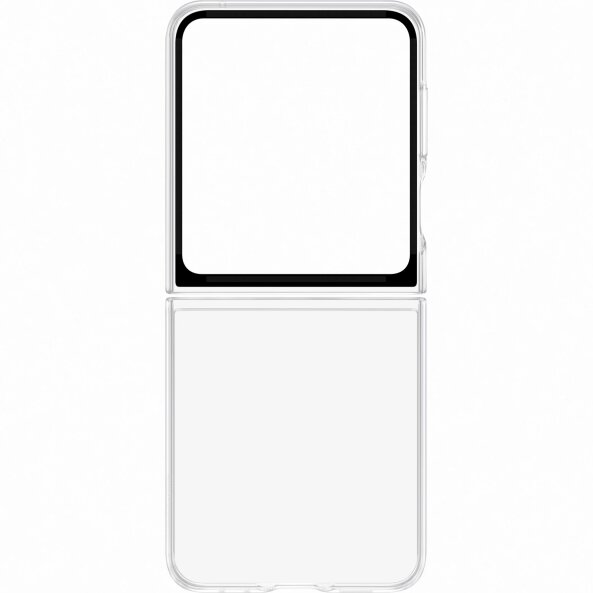 Husa pentru Samsung Galaxy Z Flip5 F731, FlipSuit Case, Transparenta EF-ZF731CTEGWW