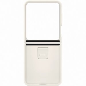 Husa pentru Samsung Galaxy Z Flip5 F731, Silicone Ring Cover, Crem EF-PF731TUEGWW 
