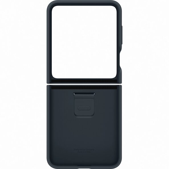 Husa pentru Samsung Galaxy Z Flip5 F731, Silicone Ring Cover, Indigo EF-PF731TNEGWW