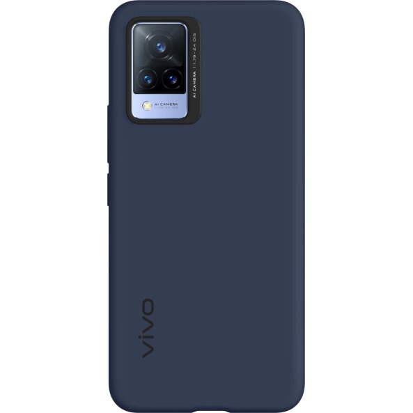 Husa pentru vivo V21 5G, Silicone Cover, Bleumarin 6000172