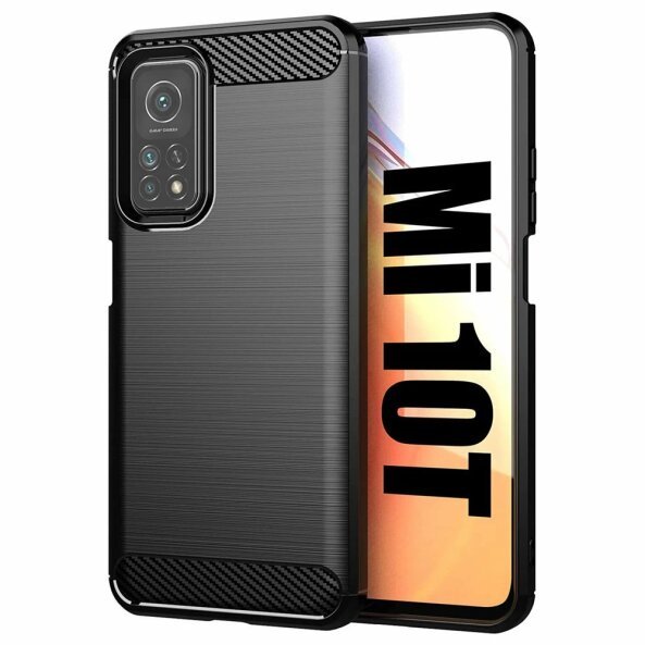 Husa pentru Xiaomi Mi 10T 5G / 10T Pro 5G, Forcell, Carbon, Neagra
