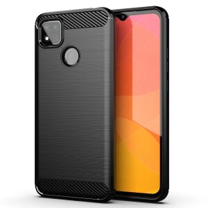 Husa Pentru Xiaomi Redmi 9C, OEM, Carbon, Neagra