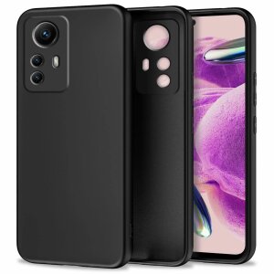 Husa pentru Xiaomi Redmi Note 12S, Tech-Protect, Icon, Neagra 