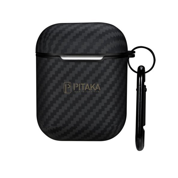 Husa Pitaka Air Pal pentru Apple AirPods Gen 2 / Gen 1, Neagra APM1001