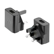 Incarcator Retea BlackBerry RM0300 UK, 6.5W, 1.3A, 1 x USB-A, Negru ASY-58929-003 
