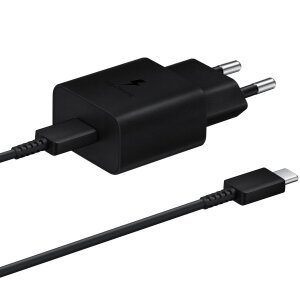 Incarcator Retea cu Cablu USB-C Samsung, 15W, 2A, 1 x USB-C, Negru EP-T1510XBEGEU