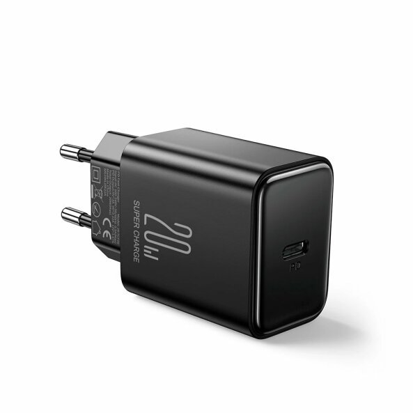 Incarcator Retea Joyroom JR-TCF06, 20W, 3A, 1 x USB-C, Negru 