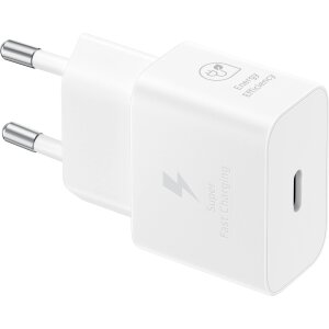 Incarcator Retea Samsung, 25W, 3A, 1 x USB-C, Alb EP-T2510NWEGEU 