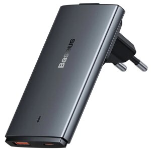 Incarcator Retea USB-C Baseus GaN5 Pro Ultra Slim, 65W, 3.25A, 1 x USB-C, Gri CCGP150113 
