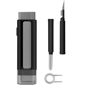 Instrument Curatare OEM Q3 pentru Casti Apple Airpods / Samsung Galaxy Buds / Huawei Freebuds, 6in1, Negru 