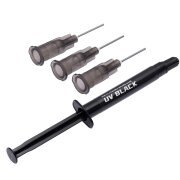 Pasta UV Mascare 2UUL, Tip Seringa, Neagra 