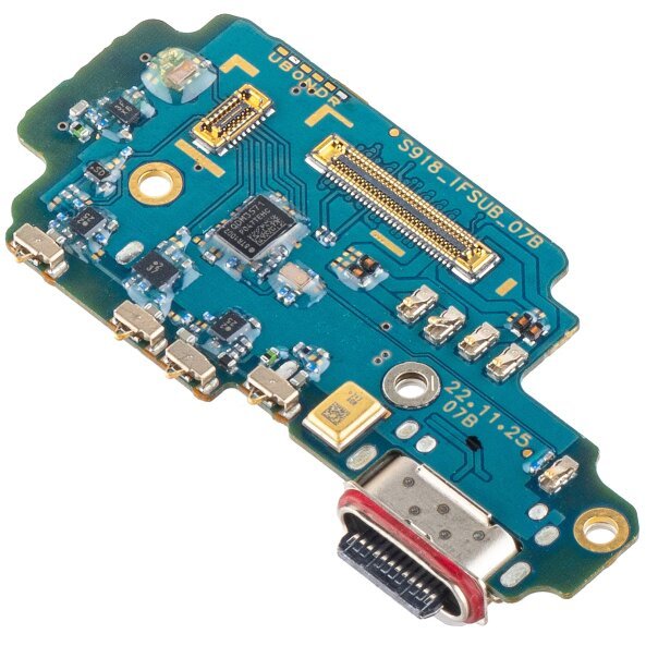 Placa cu Conector Incarcare - Microfon - Modul Cititor SIM Samsung Galaxy S23 Ultra S918 