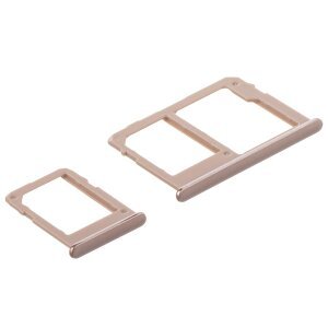 Suport SIM - Card Samsung Galaxy J4 Plus (2018) J415, Dual SIM, Auriu