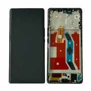 Ecran Compatibil pentru Honor Magic5 Lite 5G / Honor X9a 5G 2023 Negru CU RAMA