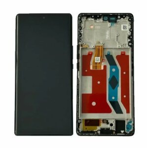 Ecran Compatibil pentru Honor Magic5 Lite 5G / Honor X9a 5G 2023 Negru CU RAMA