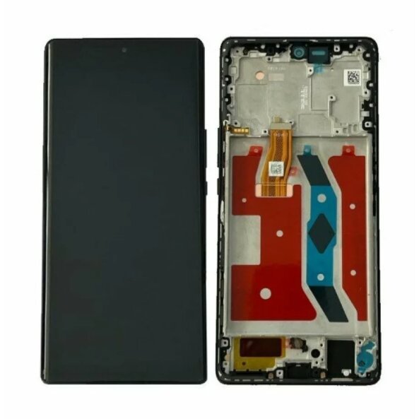 Ecran Compatibil pentru Honor Magic5 Lite 5G / Honor X9a 5G 2023 Negru CU RAMA