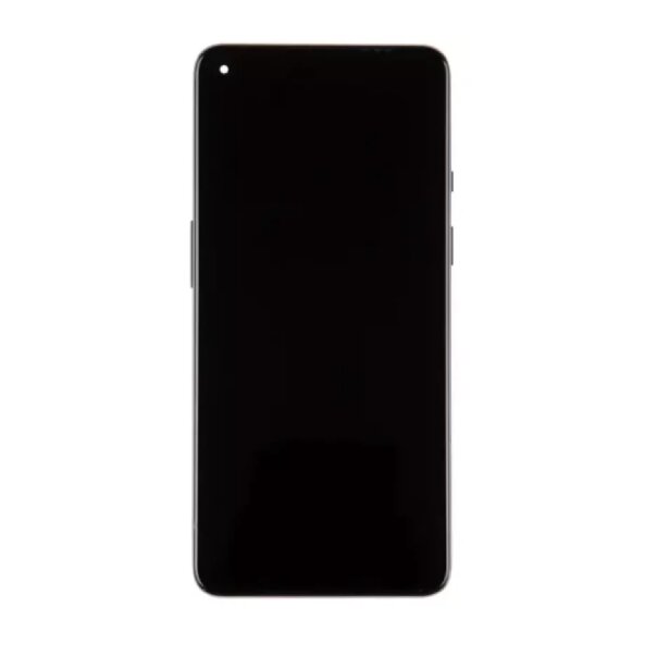 Ecran Compatibil pentru OnePlus 9 Negru Cu Rama (Original Refurbished)