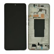 Ecran Compatibil pentru Xiaomi 12T / 12T Pro 5G 2022 Argintiu CU RAMA