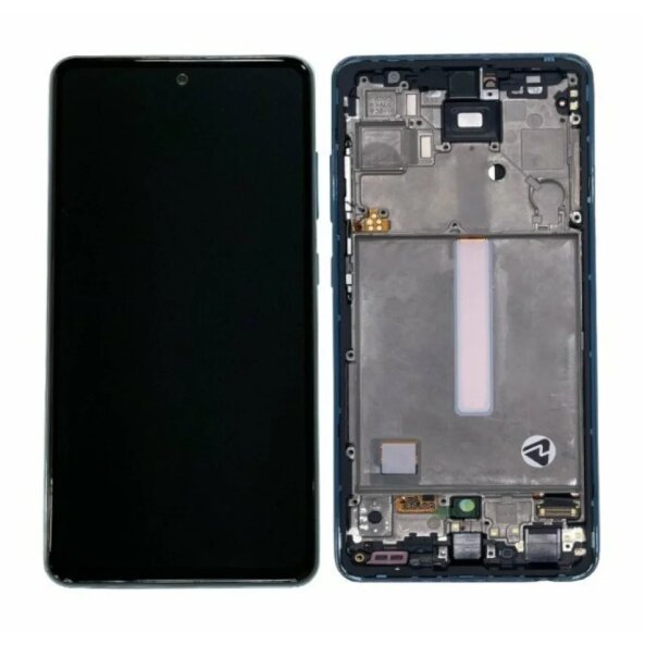 Ecran Samsung A525 4G / A526B 5G Galaxy A52 2021 Albastru Fara Baterie (Service Pack)