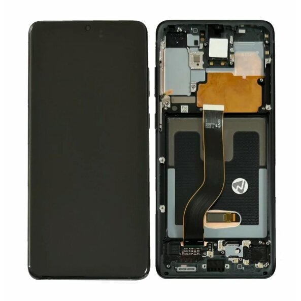 Ecran Samsung G985/ G986 Galaxy S20 Plus 4G/ 5G Cosmic Black (Negru) (Service Pack)