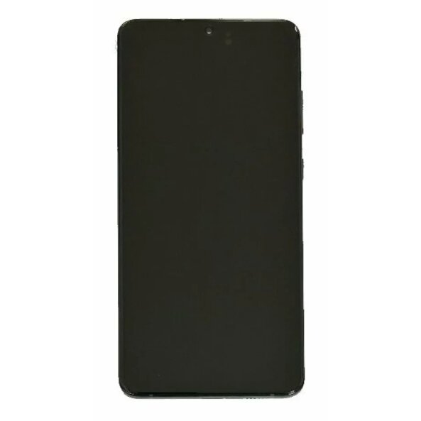 Ecran Samsung G988 Galaxy S20 Ultra Cosmic Black (Negru) Fara Camera Frontala (Service Pack)