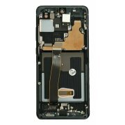 Ecran Samsung G988 Galaxy S20 Ultra Cosmic Black (Negru) Fara Camera Frontala (Service Pack)