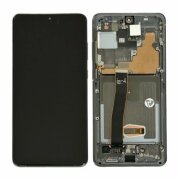 Ecran Samsung G988 Galaxy S20 Ultra Cosmic Grey (Gri) Fara Camera Frontala (Service Pack)