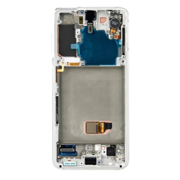 Ecran Samsung G991 Galaxy S21 5G Alb Fara Baterie (Service Pack)