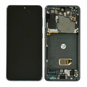 Ecran Samsung G991 Galaxy S21 Phantom Grey Fara Baterie (Service Pack)