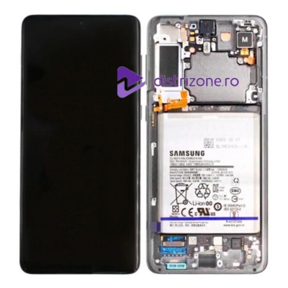 Ecran Samsung G996 Galaxy S21 Plus Phantom Silver (Argintiu) (Service Pack)