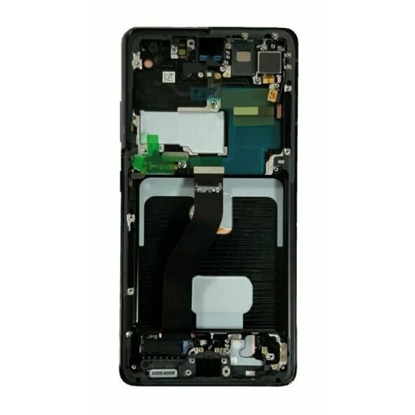 Ecran Samsung G998 Galaxy S21 Ultra Phantom Black Fara Camera Frontala (Service Pack)