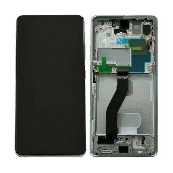 Ecran Samsung G998 Galaxy S21 Ultra Phantom Silver Fara Camera Frontala (Service Pack)