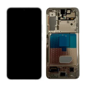 Ecran Samsung S901B Galaxy S22 5G White/ Cream/ Sky Blue (Service Pack)